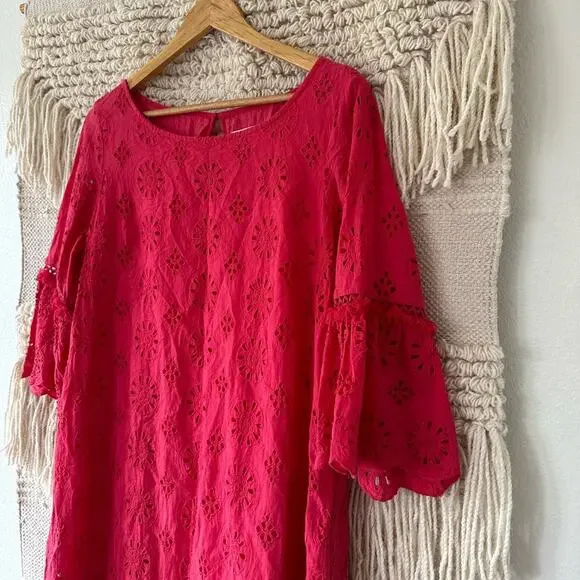 Anthropologie Dani Lace Eyelet Shift Dress - Picture 2 of 10